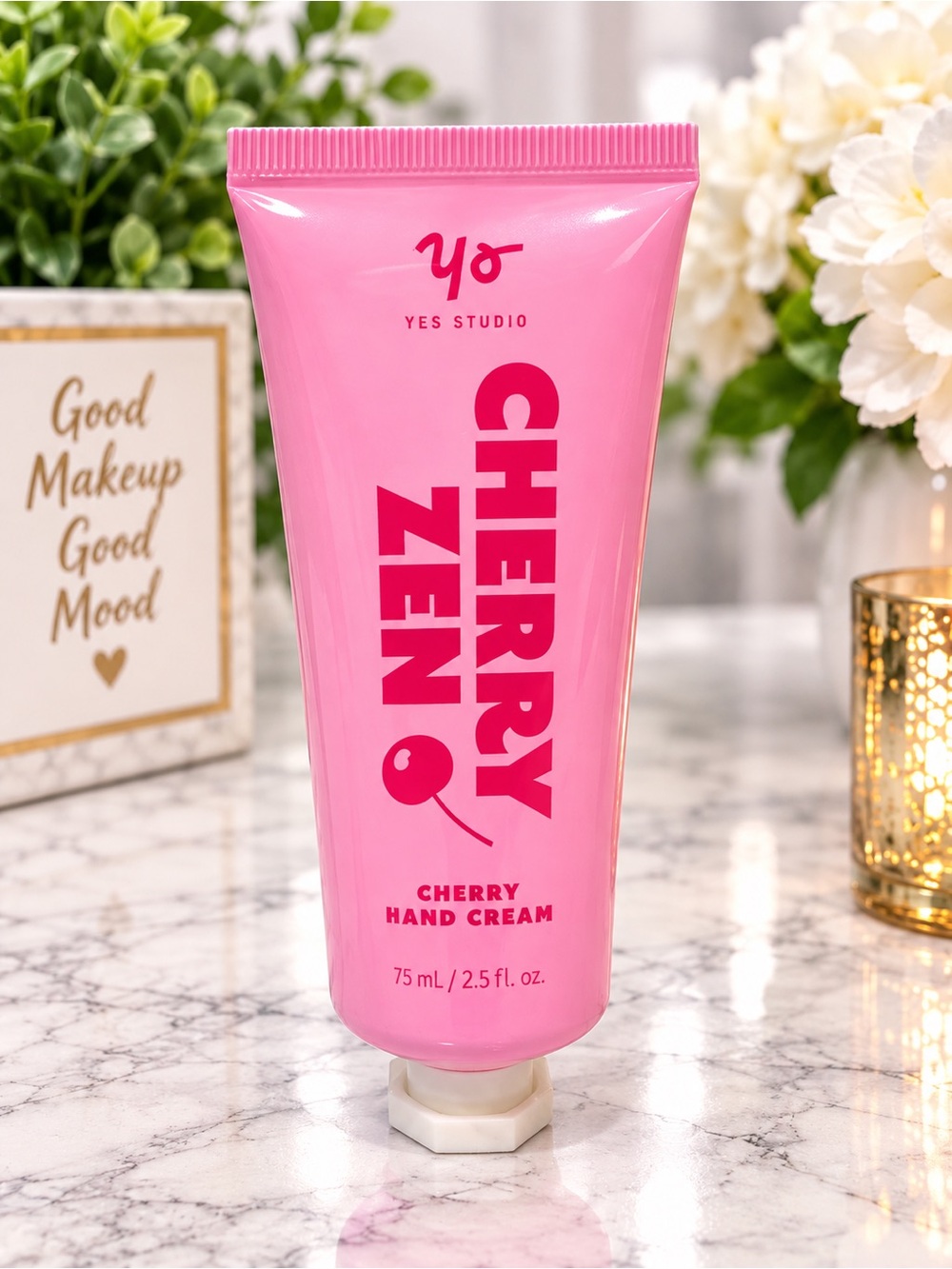 NWT Yes Studio Cherry Zen Cherry Hand Cream 2.5 oz 75 mL